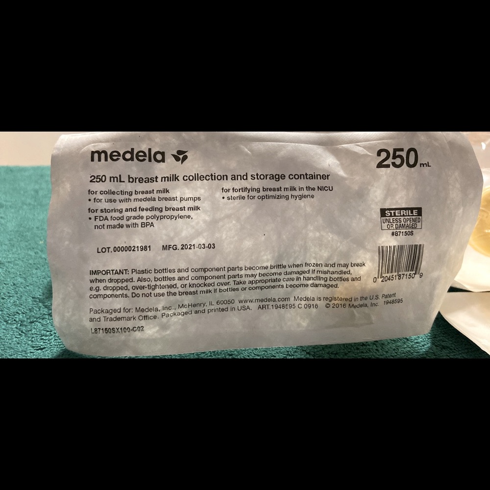 Medela Breastmilk Storage Bottles